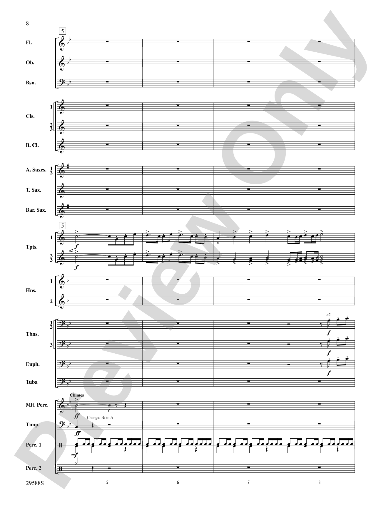 Three Concert Openers: Concert Band Conductor Score & Parts