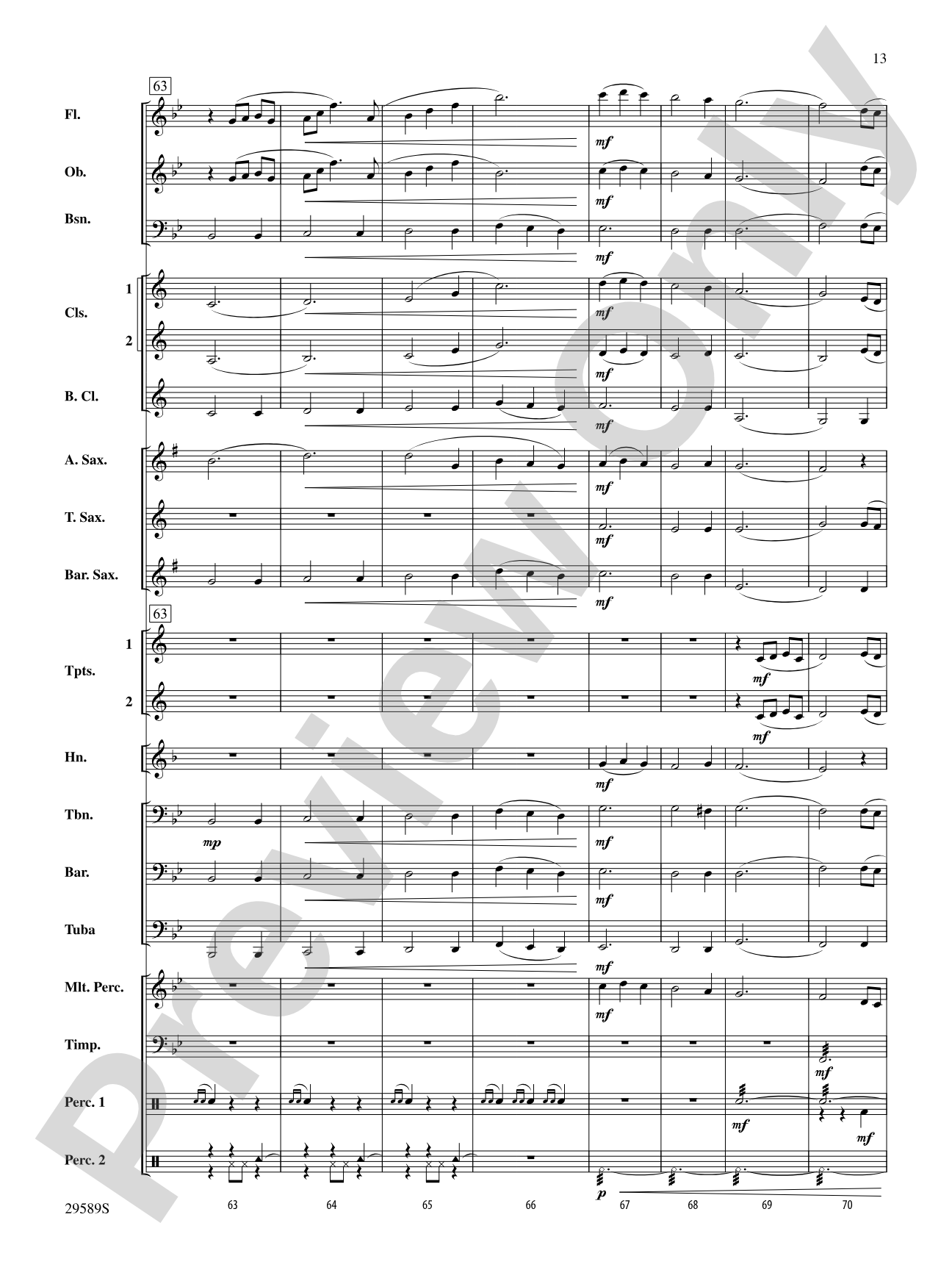 Holiday Carol Collage: Concert Band Conductor Score & Parts