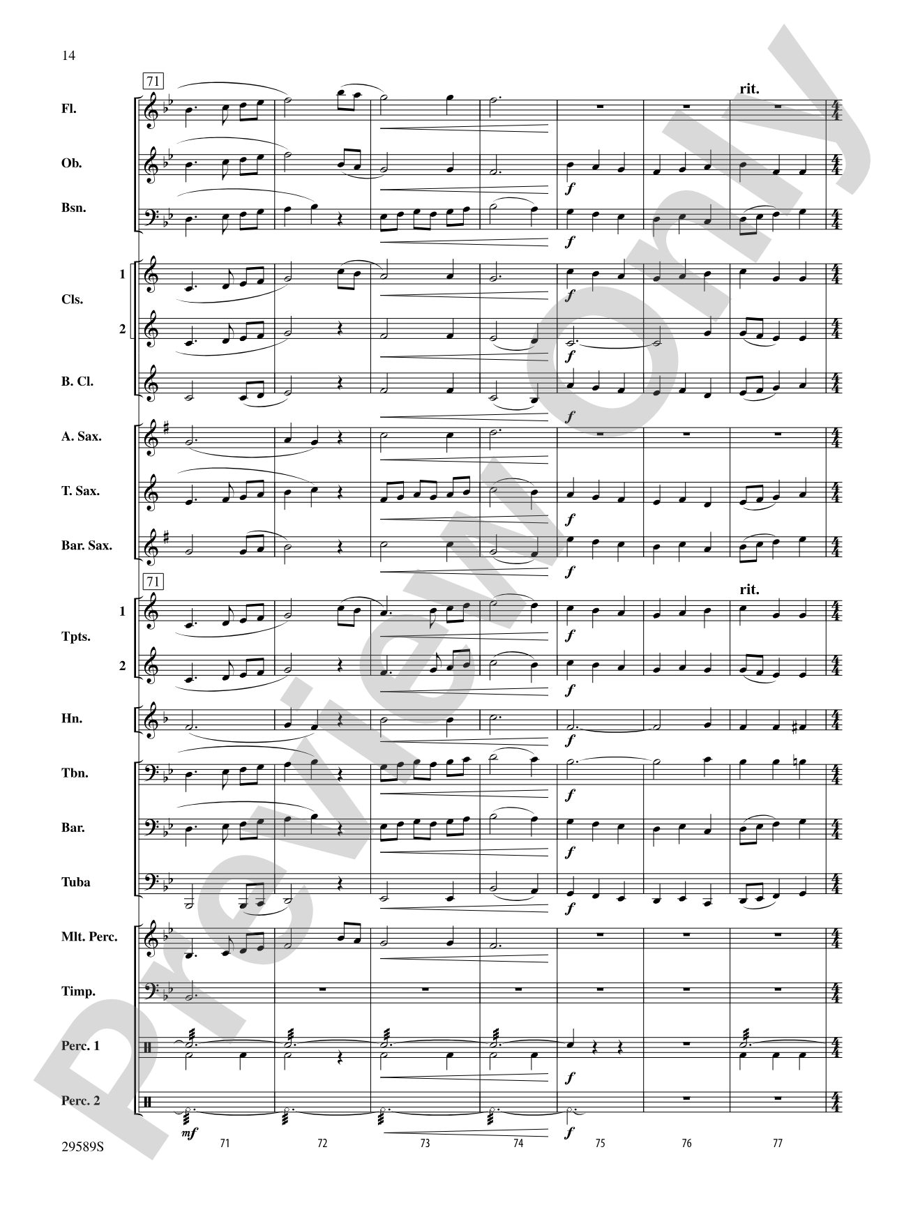 Holiday Carol Collage: Concert Band Conductor Score & Parts
