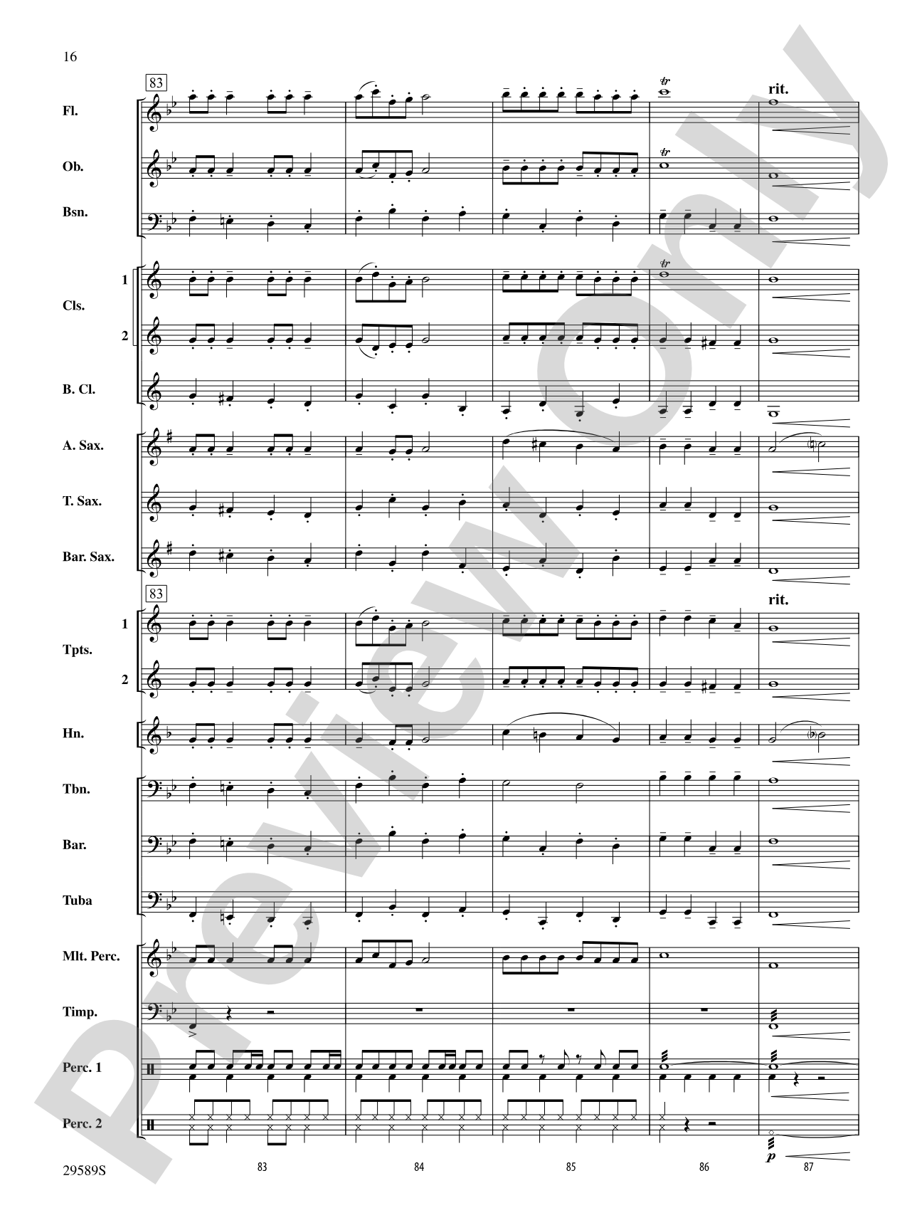 Holiday Carol Collage: Concert Band Conductor Score & Parts