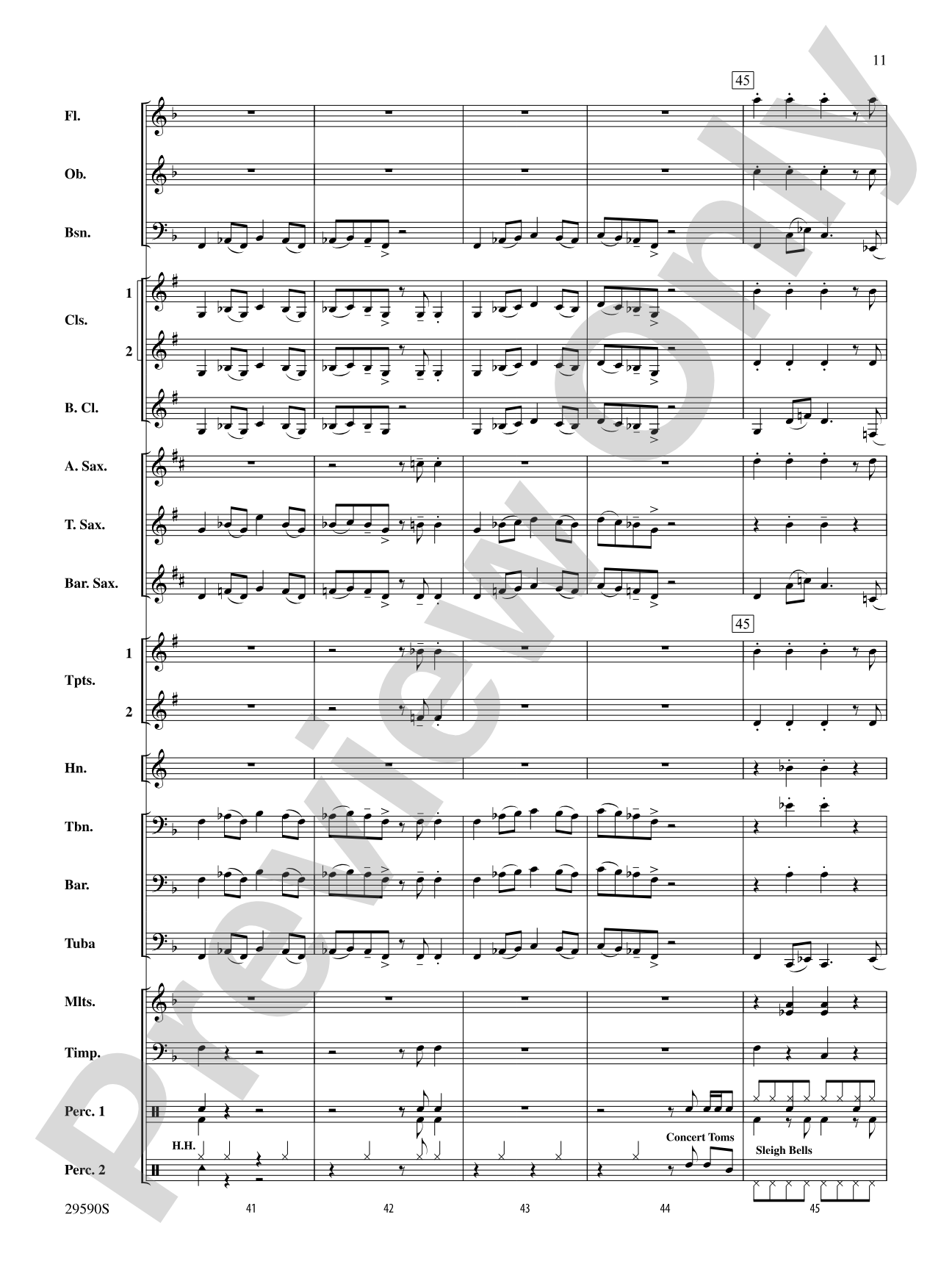 Hooked on Holidays: Concert Band Conductor Score & Parts