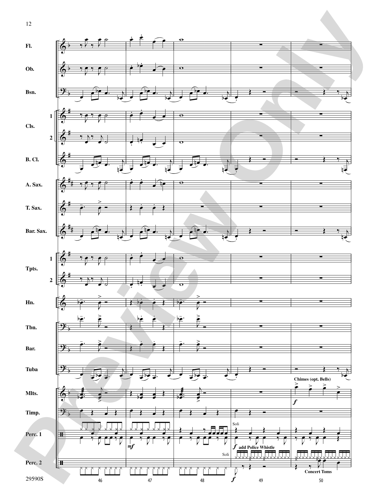 Hooked on Holidays: Concert Band Conductor Score & Parts