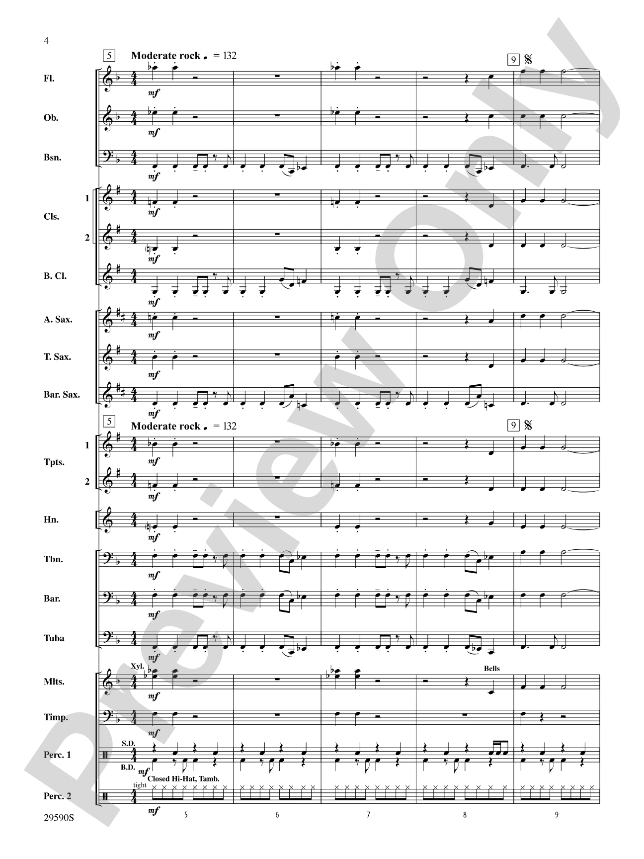 Hooked on Holidays: Concert Band Conductor Score & Parts