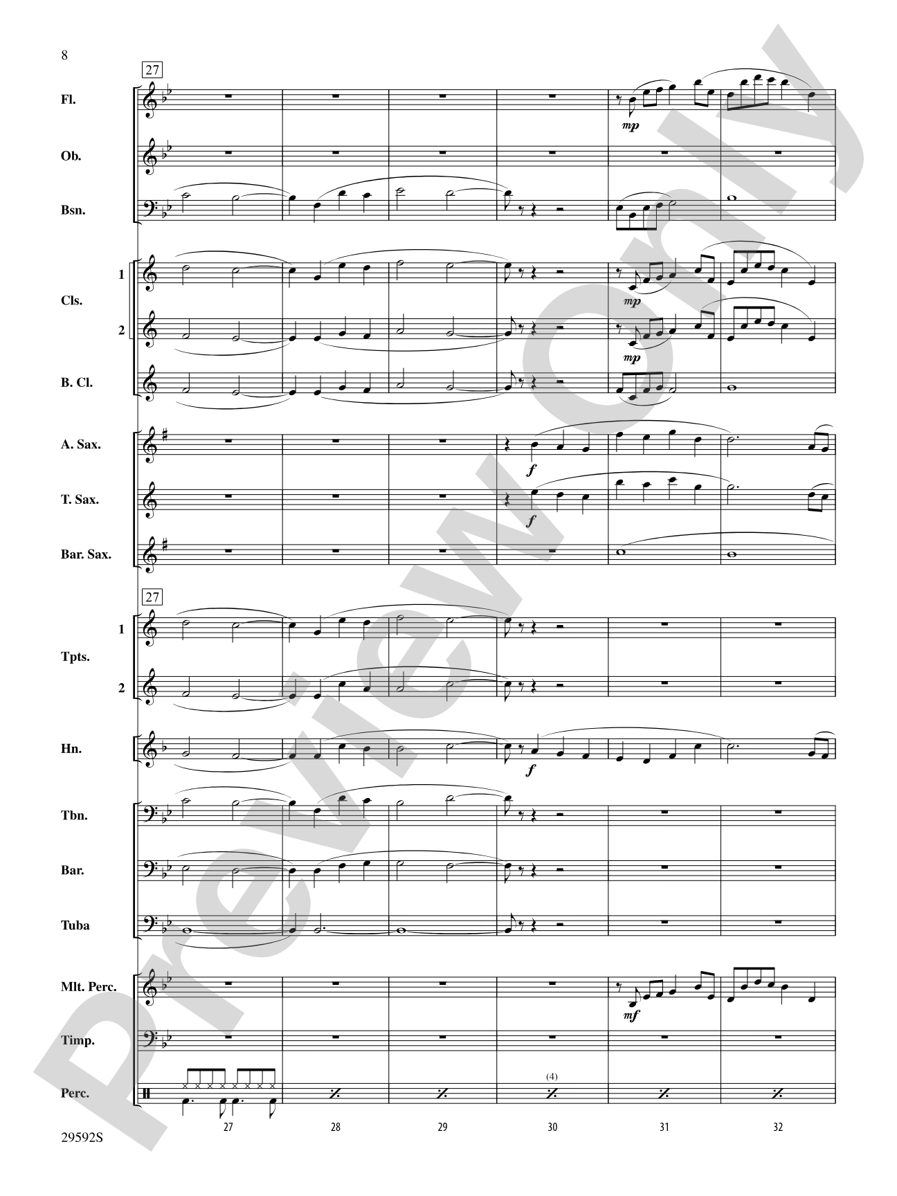 I Knew I Loved You: Concert Band Conductor Score & Parts