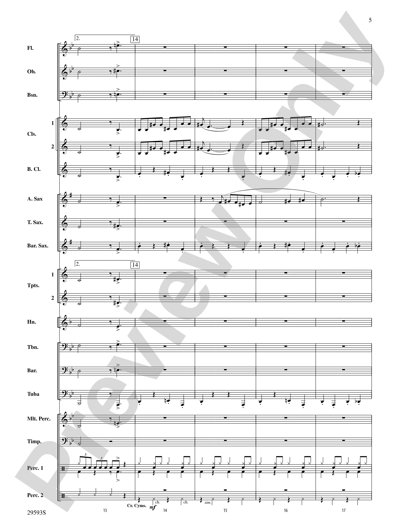 Winter Wonderland: Concert Band Conductor Score & Parts