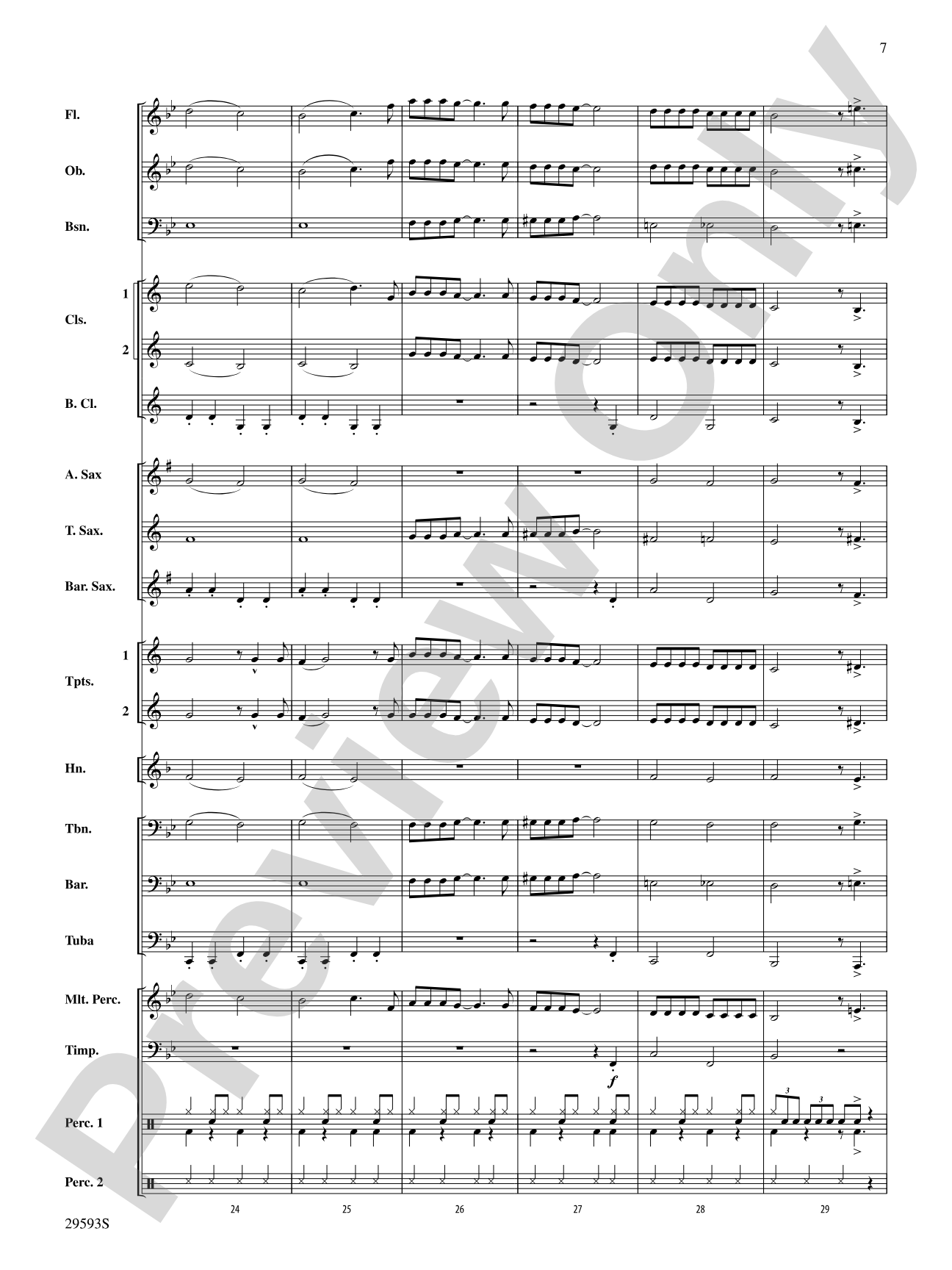 Winter Wonderland: Concert Band Conductor Score & Parts