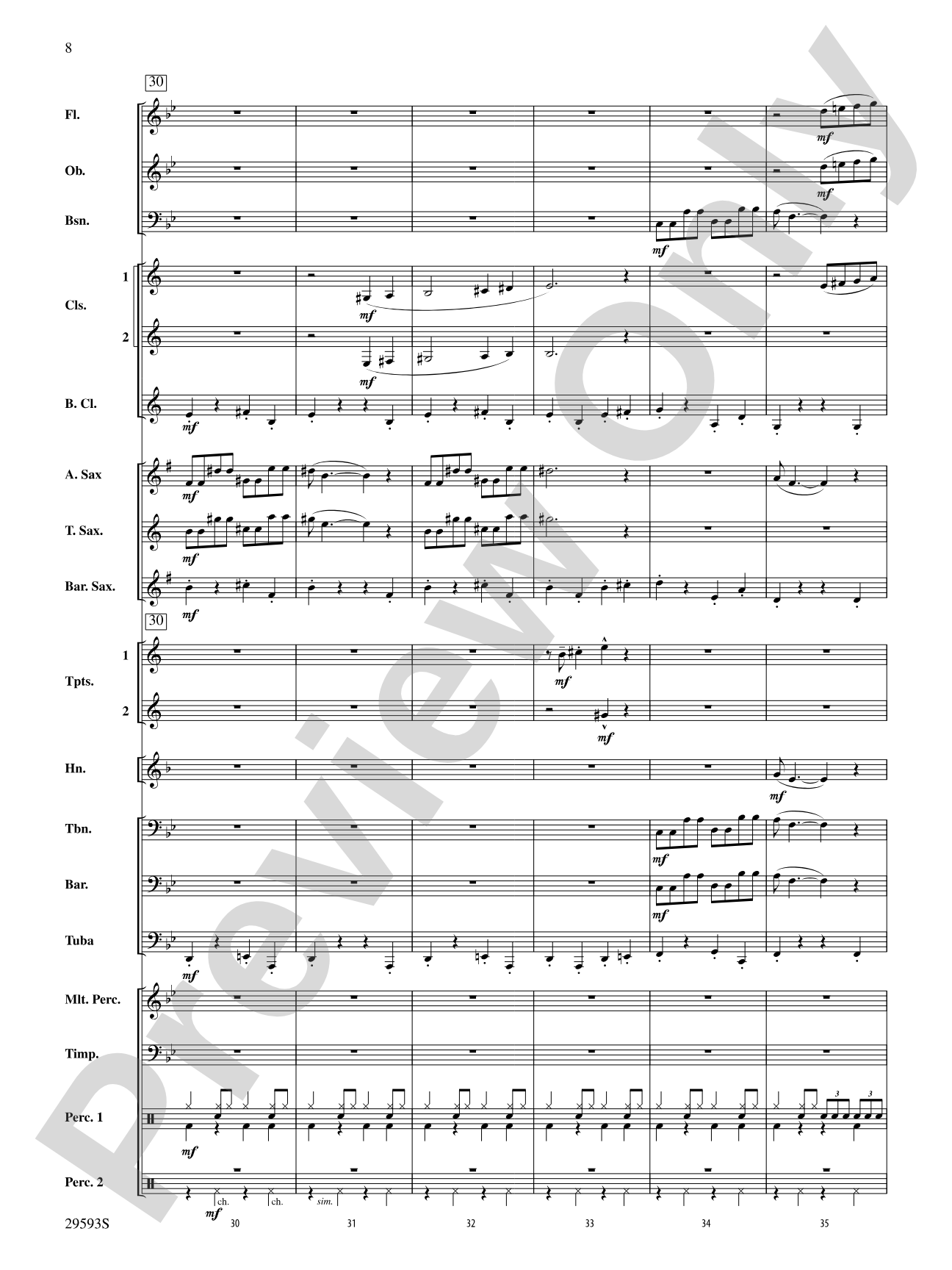 Winter Wonderland: Concert Band Conductor Score & Parts