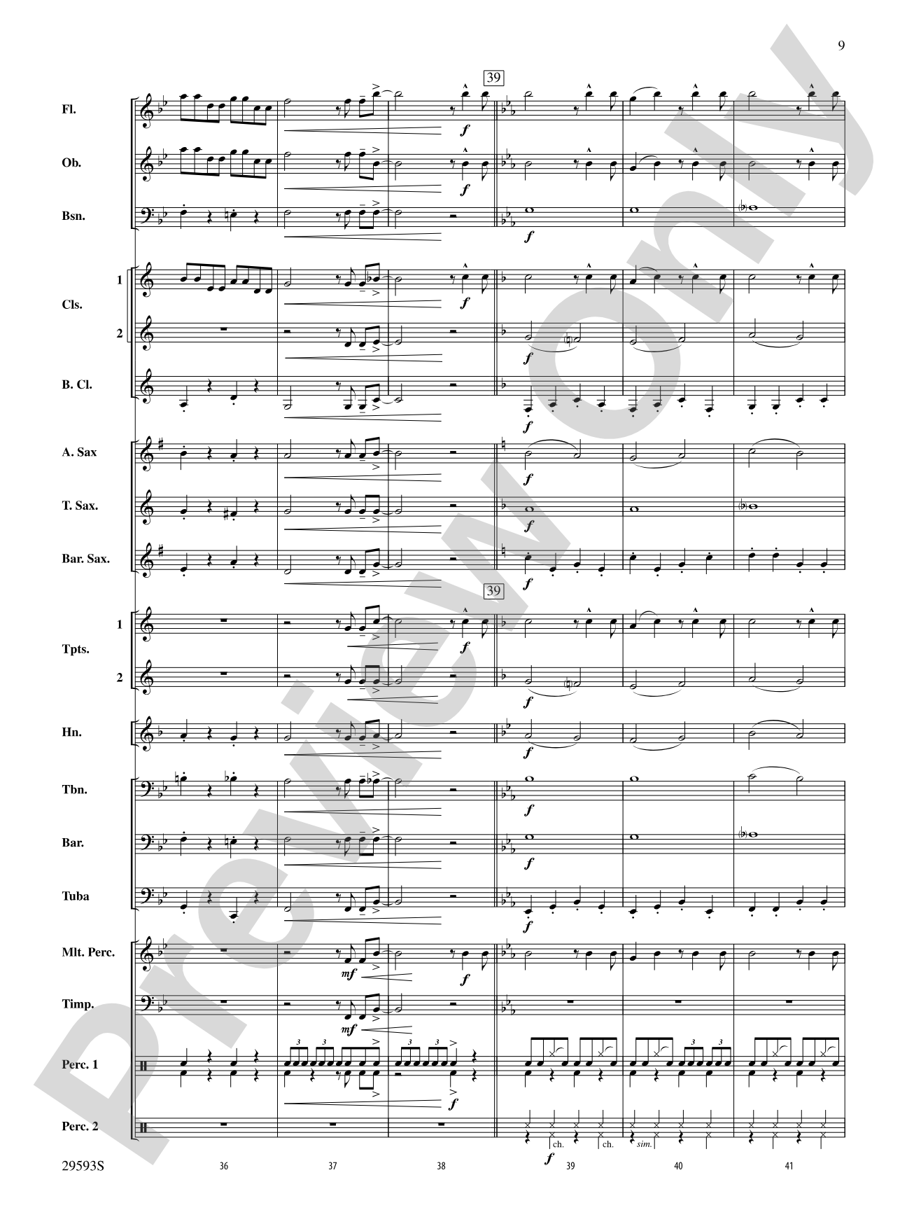 Winter Wonderland: Concert Band Conductor Score & Parts