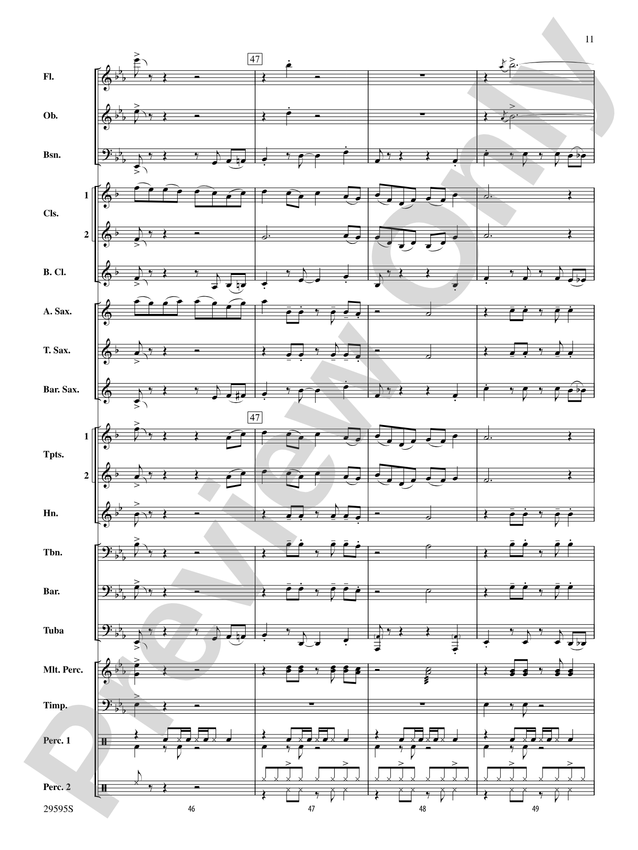 The New Girl in Town: Concert Band Conductor Score & Parts