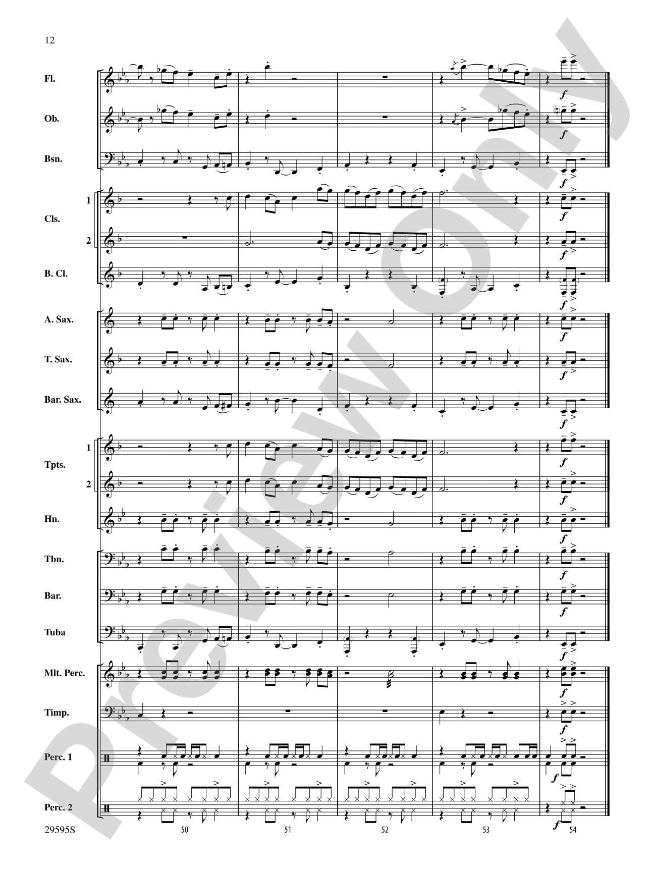 The New Girl in Town: Concert Band Conductor Score & Parts