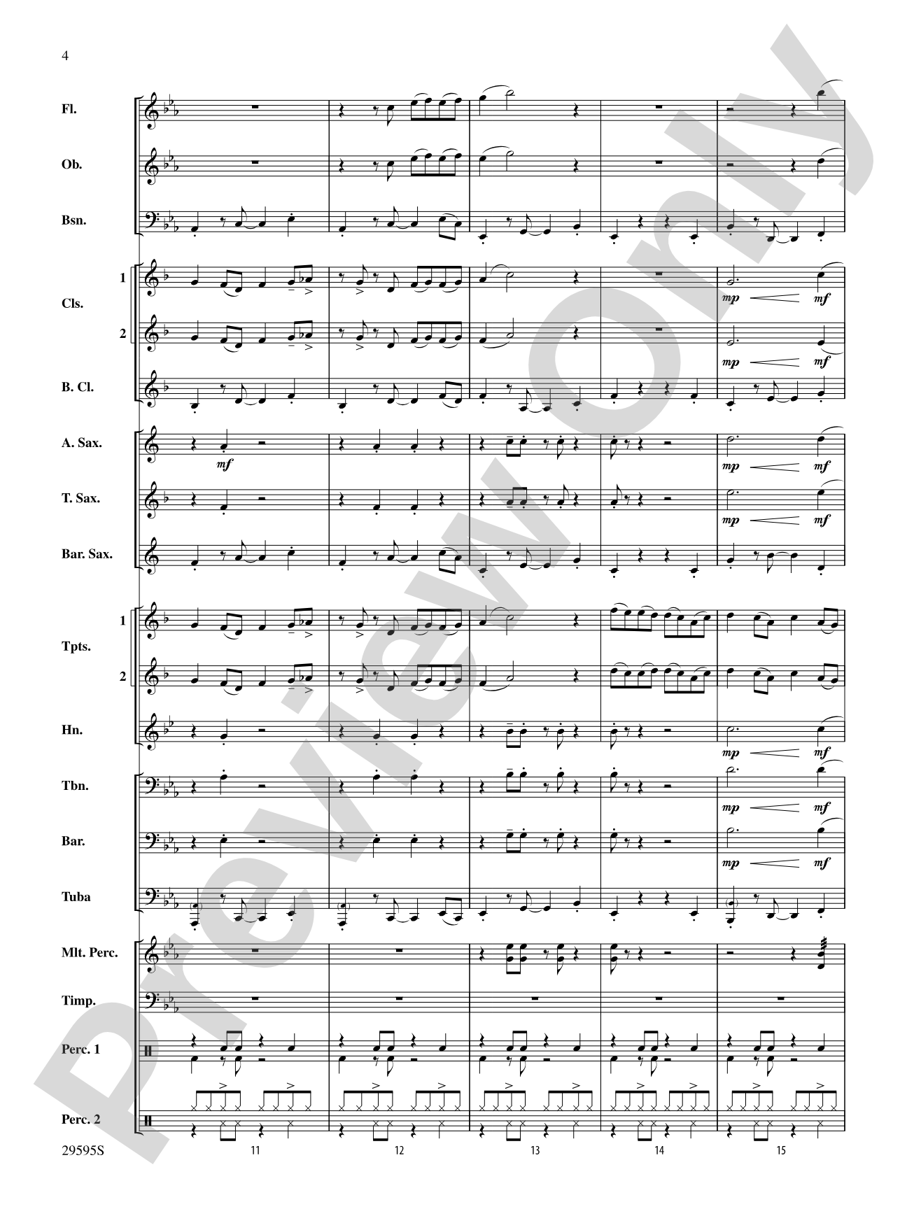 The New Girl in Town: Concert Band Conductor Score & Parts