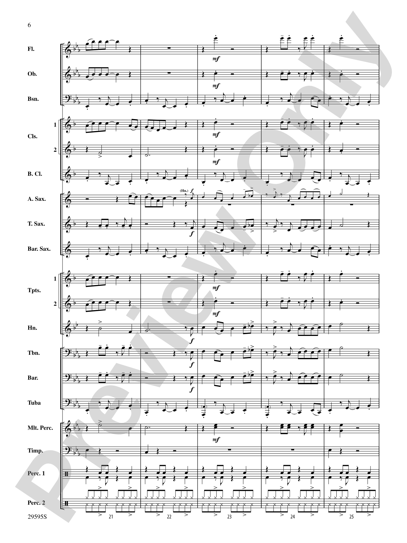 The New Girl in Town: Concert Band Conductor Score & Parts