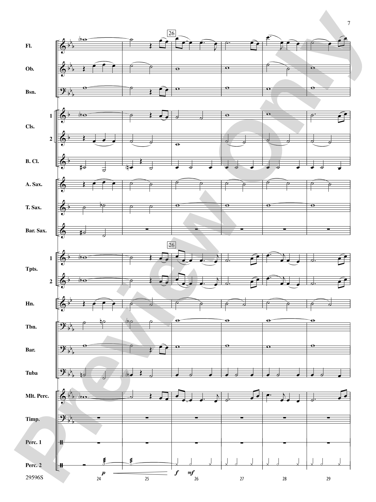 My Funny Valentine: Concert Band Conductor Score & Parts