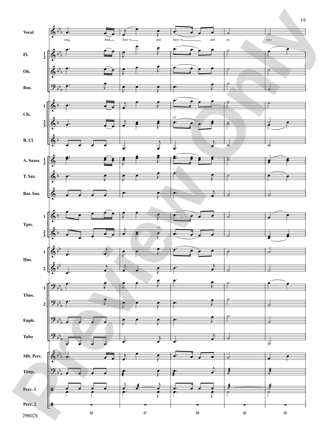 Joy to the World: Concert Band Conductor Score & Parts