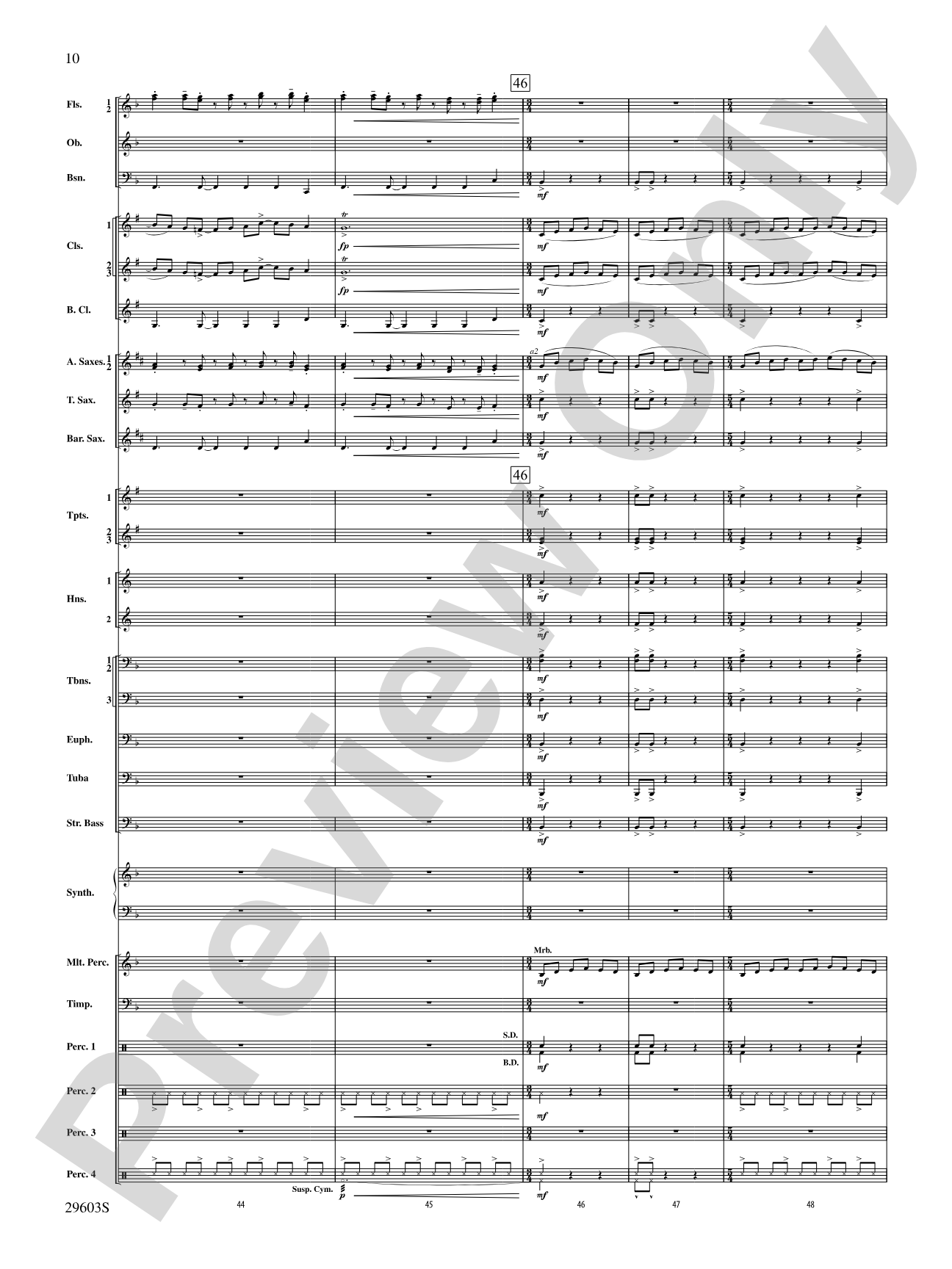 Dillon's Flight: Concert Band Conductor Score & Parts