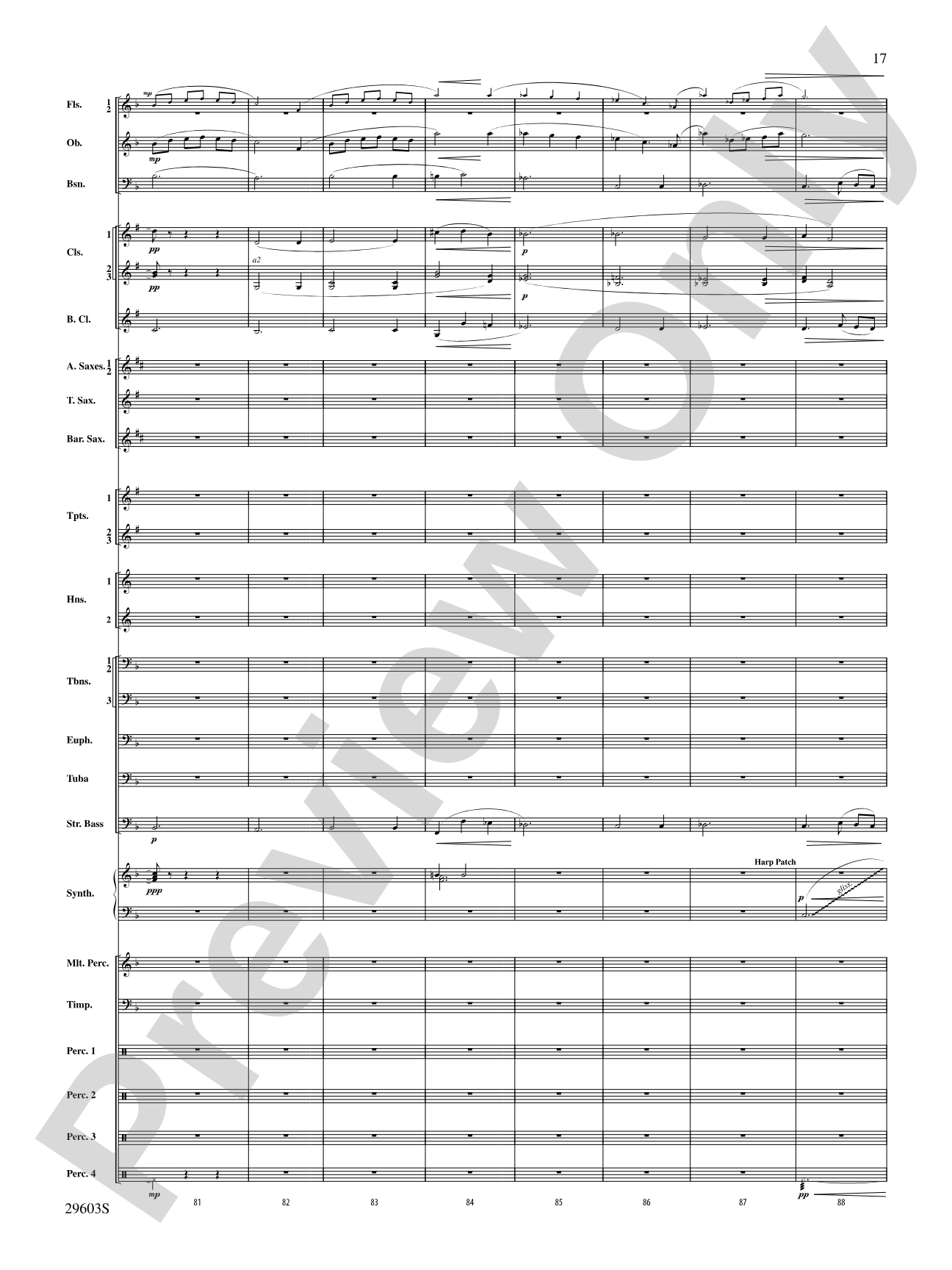 Dillon's Flight: Concert Band Conductor Score & Parts