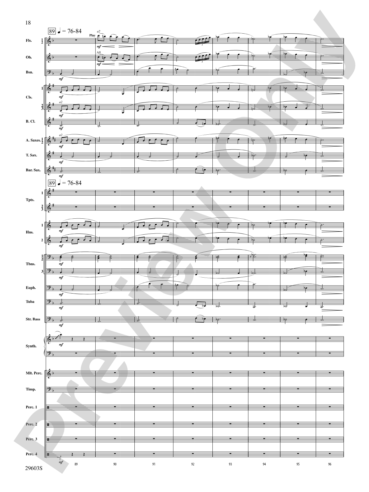 Dillon's Flight: Concert Band Conductor Score & Parts