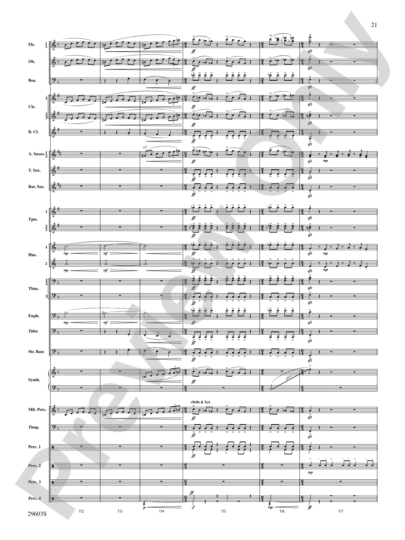 Dillon's Flight: Concert Band Conductor Score & Parts