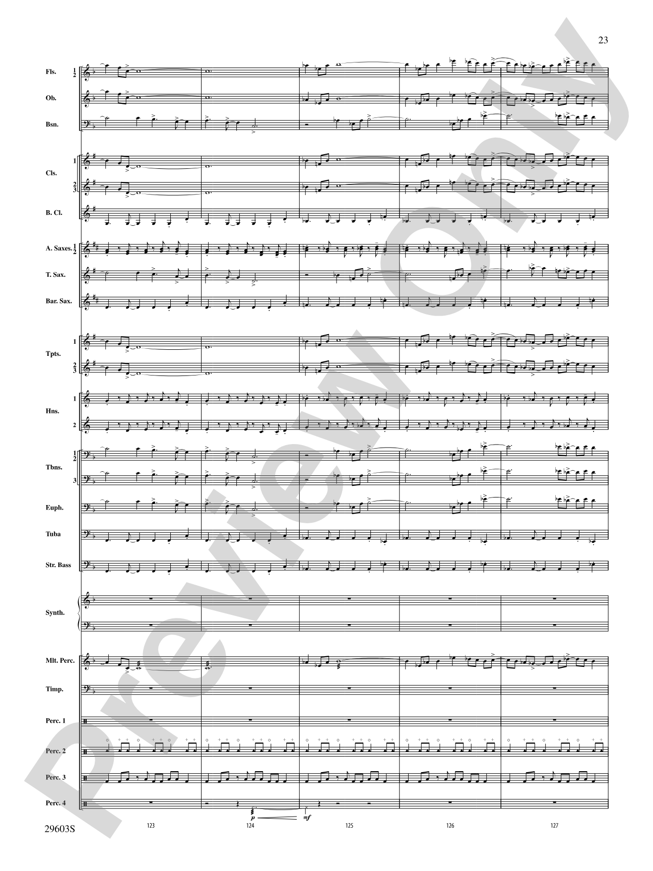 Dillon's Flight: Concert Band Conductor Score & Parts
