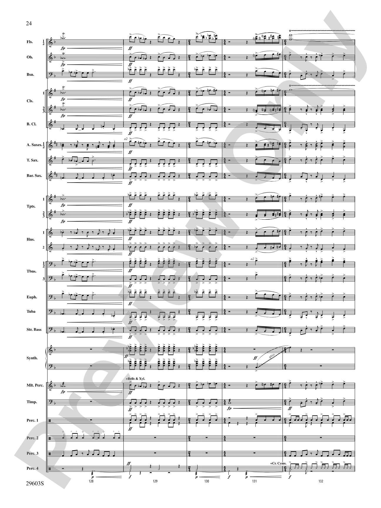 Dillon's Flight: Concert Band Conductor Score & Parts