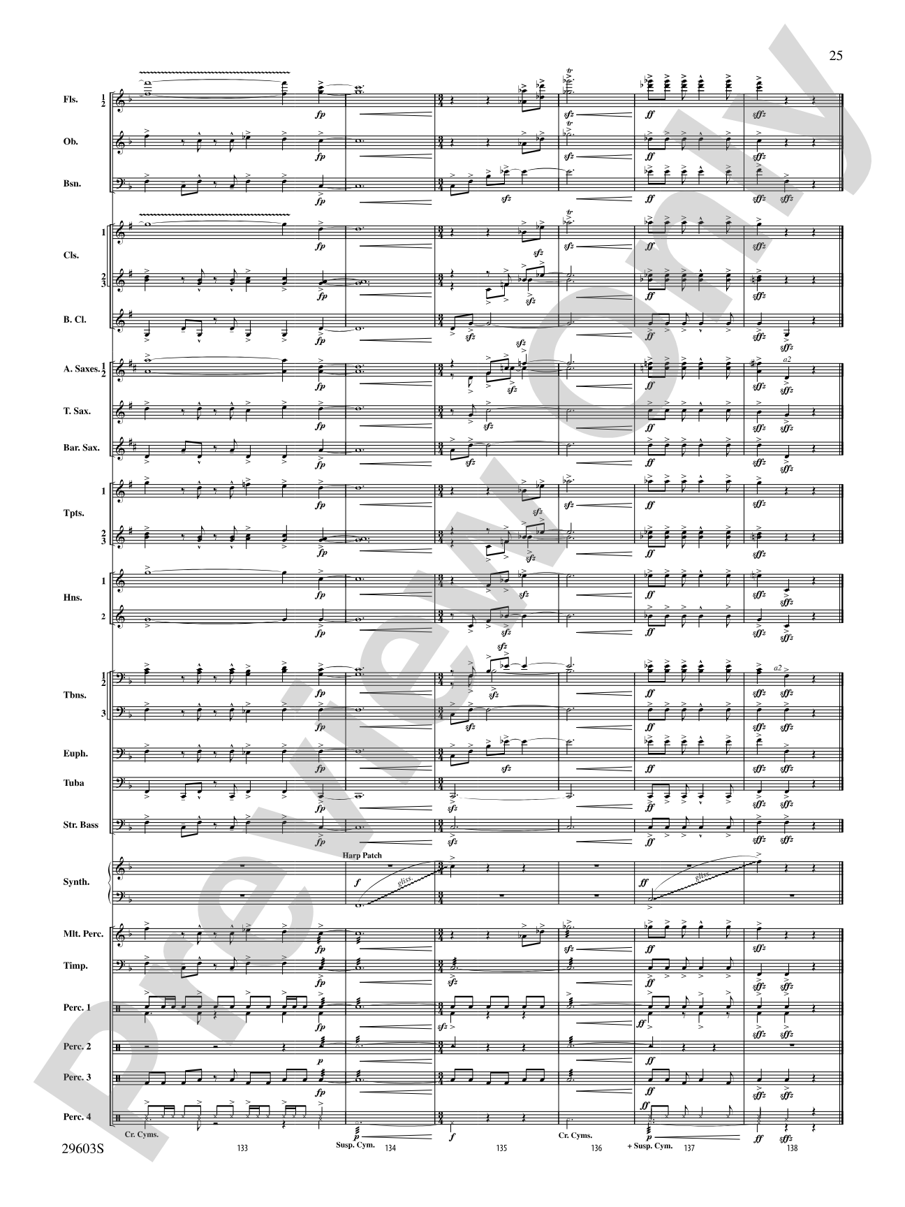 Dillon's Flight: Concert Band Conductor Score & Parts