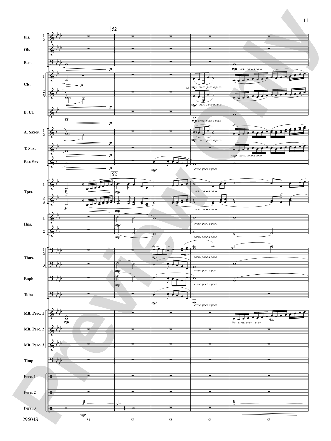 Glaciers: Concert Band Conductor Score & Parts