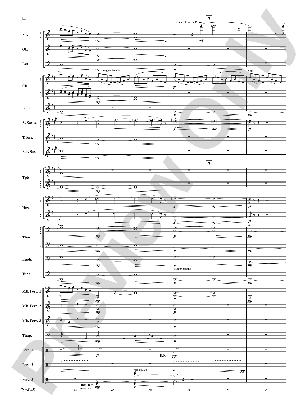 Glaciers: Concert Band Conductor Score & Parts
