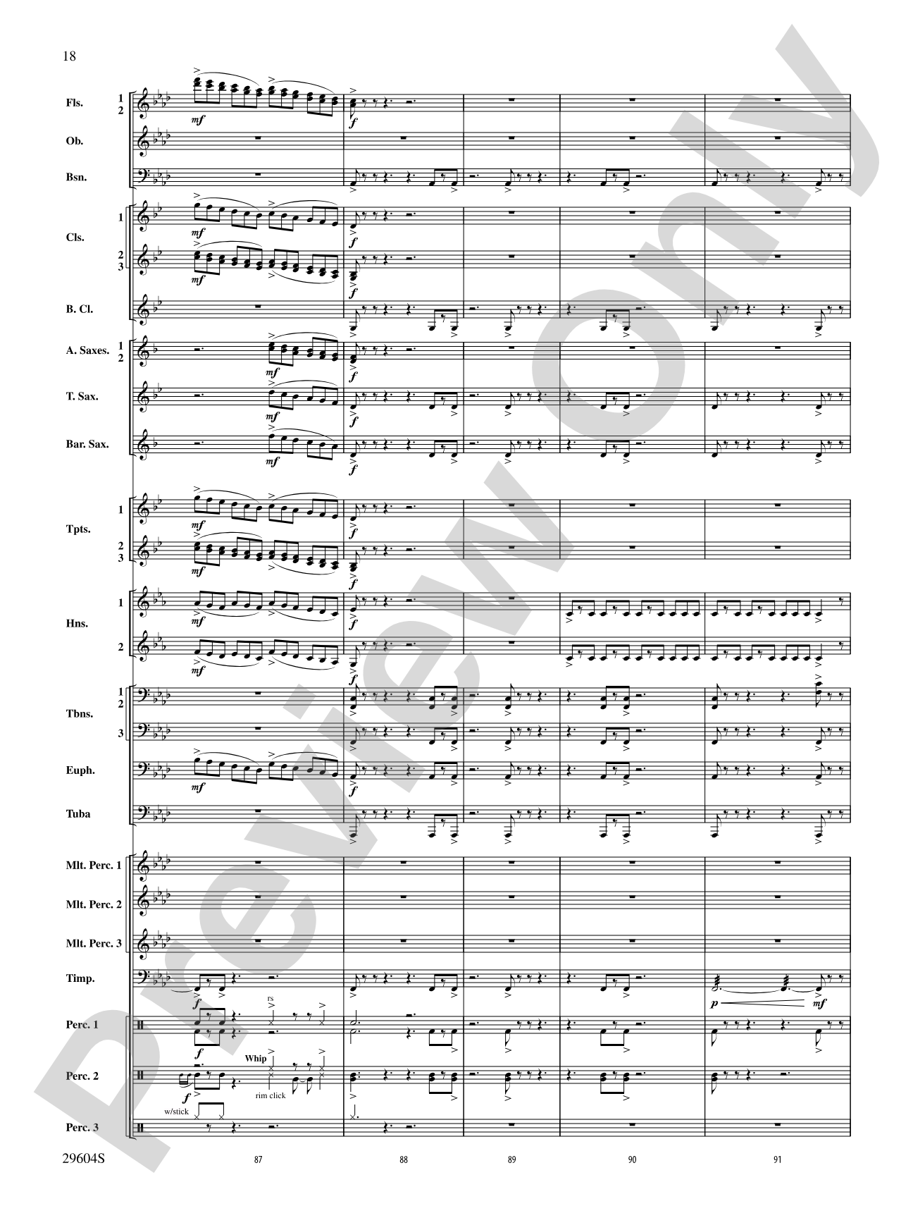 Glaciers: Concert Band Conductor Score & Parts