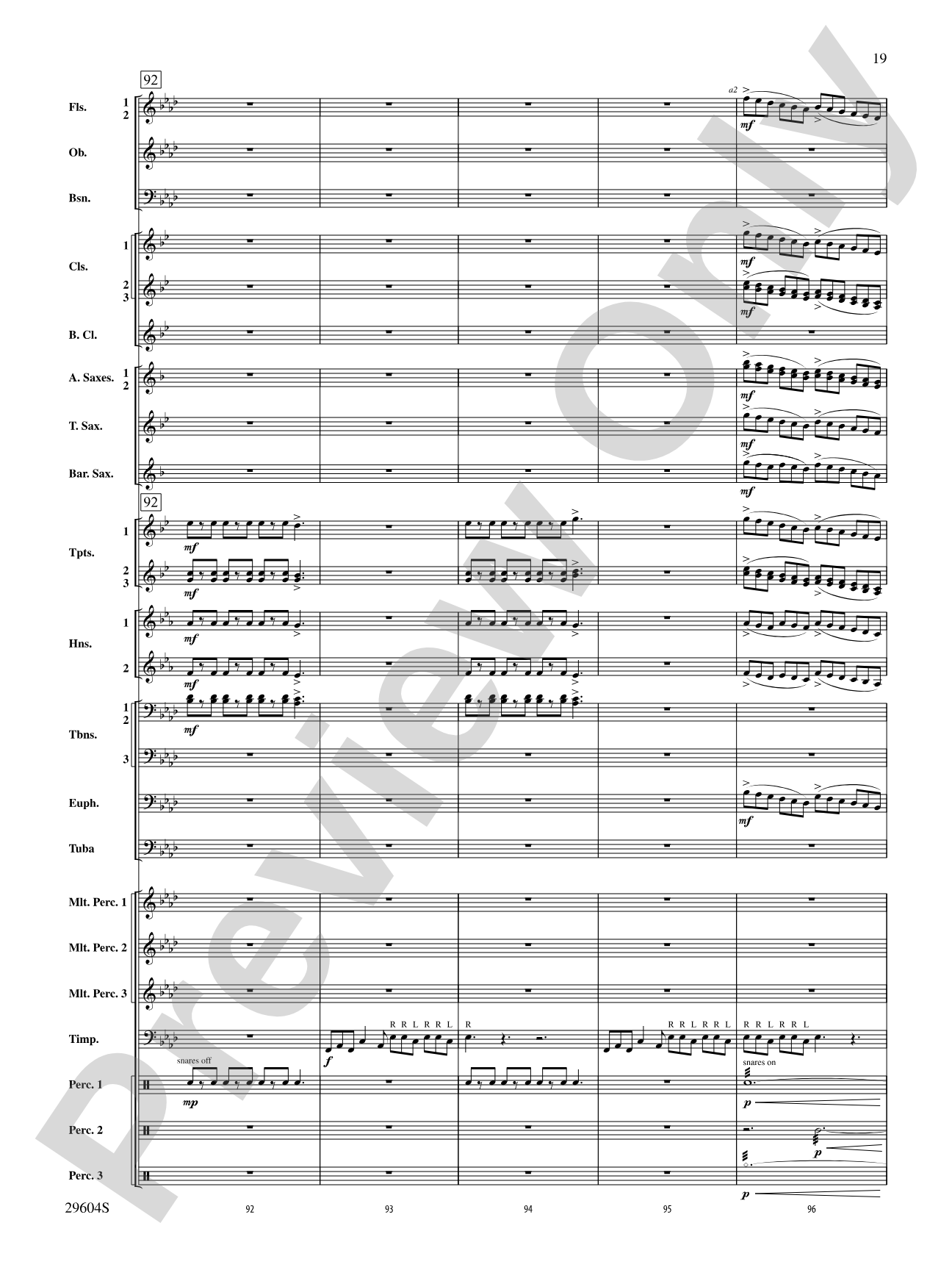 Glaciers: Concert Band Conductor Score & Parts
