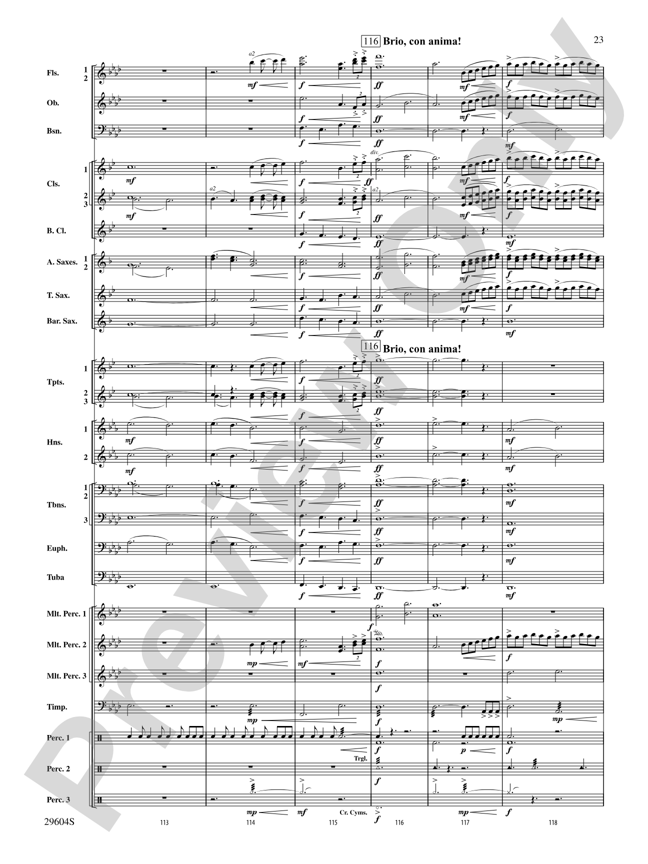 Glaciers: Concert Band Conductor Score & Parts