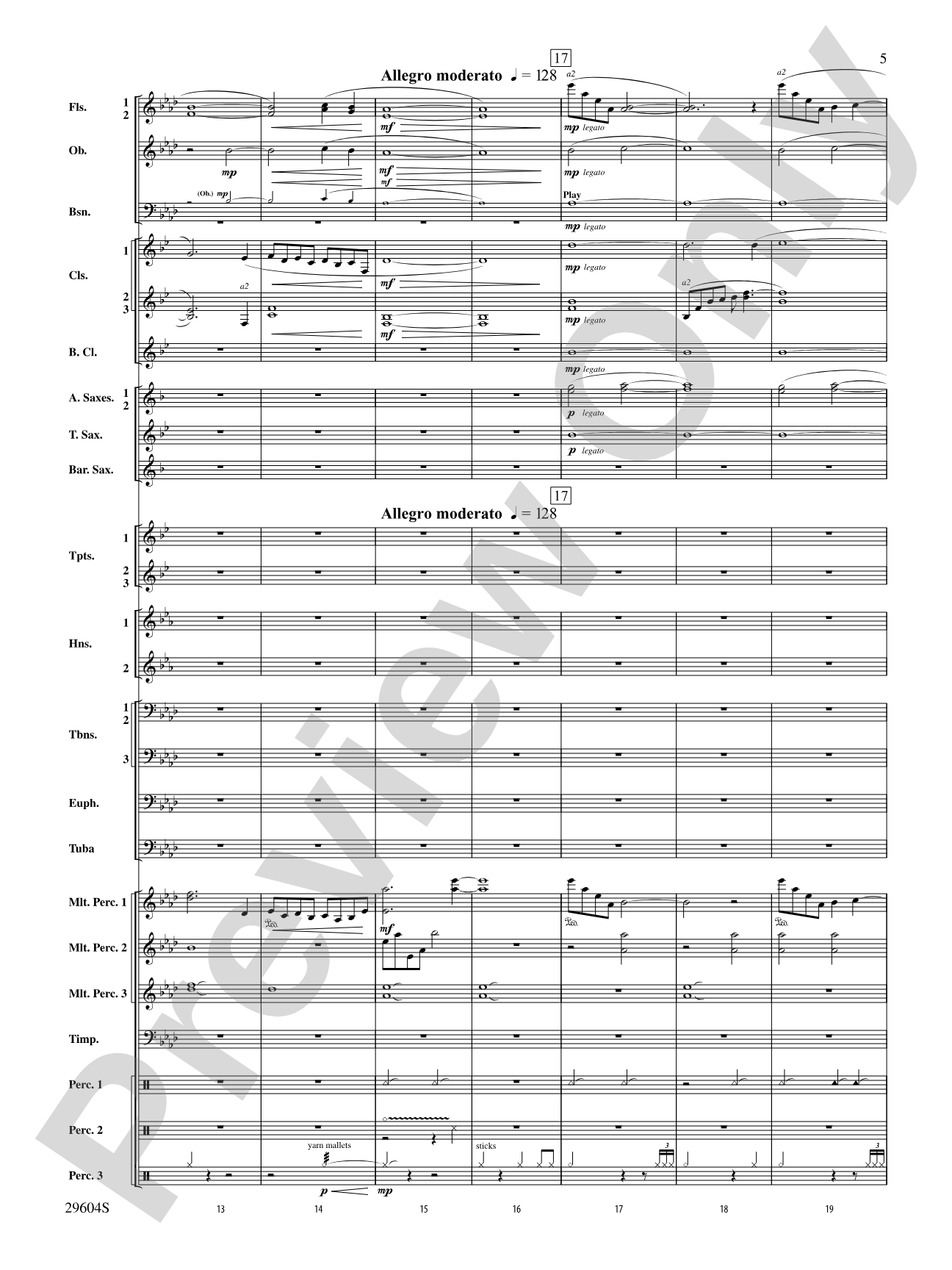 Glaciers: Concert Band Conductor Score & Parts