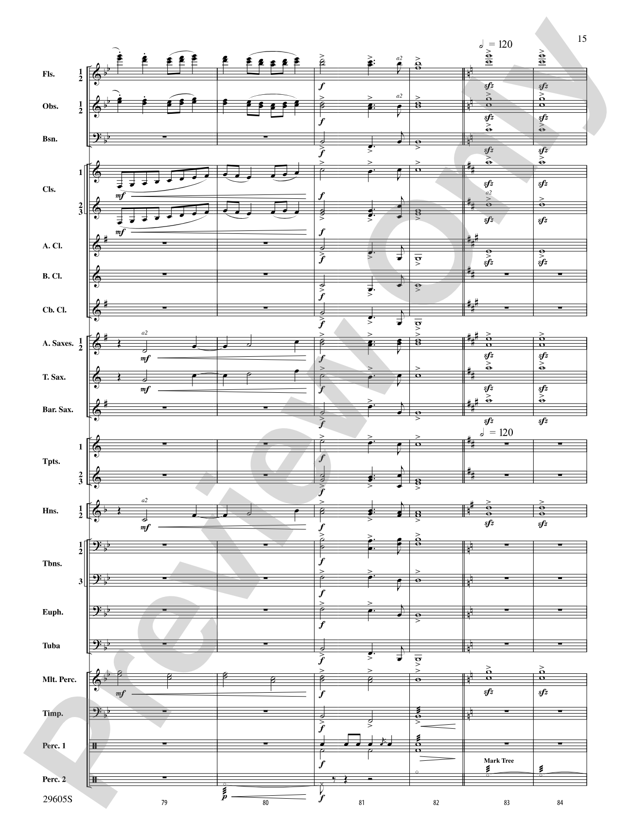 Declaration and Flourish (Movement III from the Vaughan Williams Suite): Concert Band Conductor Score & Parts