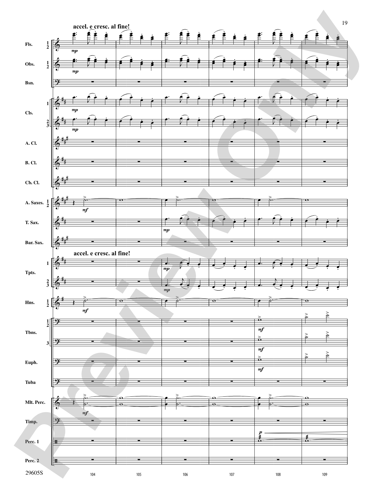 Declaration and Flourish (Movement III from the Vaughan Williams Suite): Concert Band Conductor Score & Parts