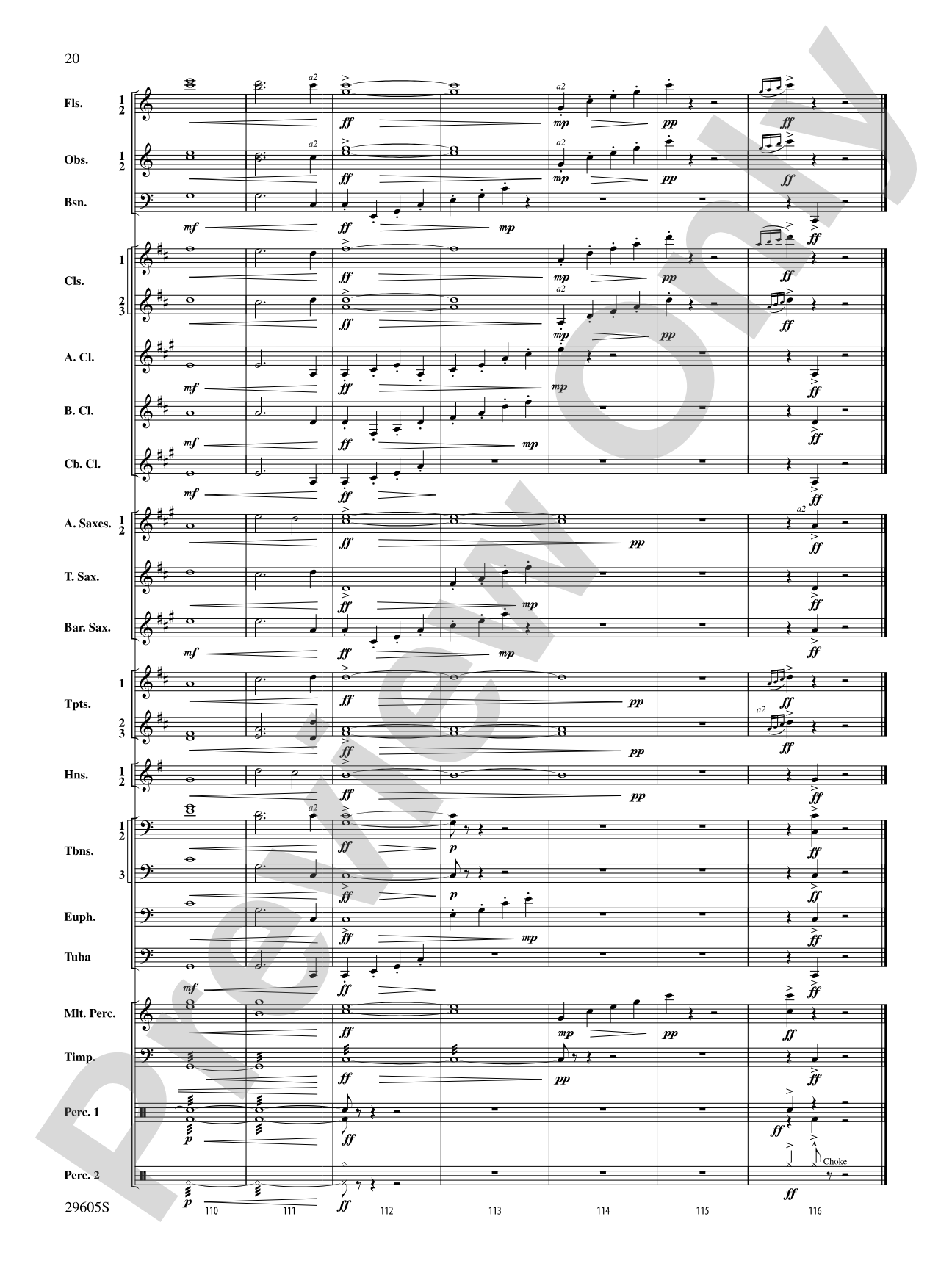 Declaration and Flourish (Movement III from the Vaughan Williams Suite): Concert Band Conductor Score & Parts