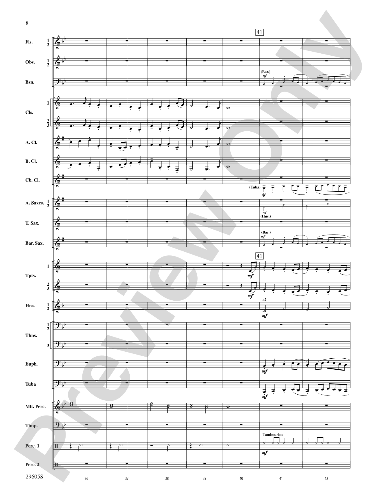 Declaration and Flourish (Movement III from the Vaughan Williams Suite): Concert Band Conductor Score & Parts