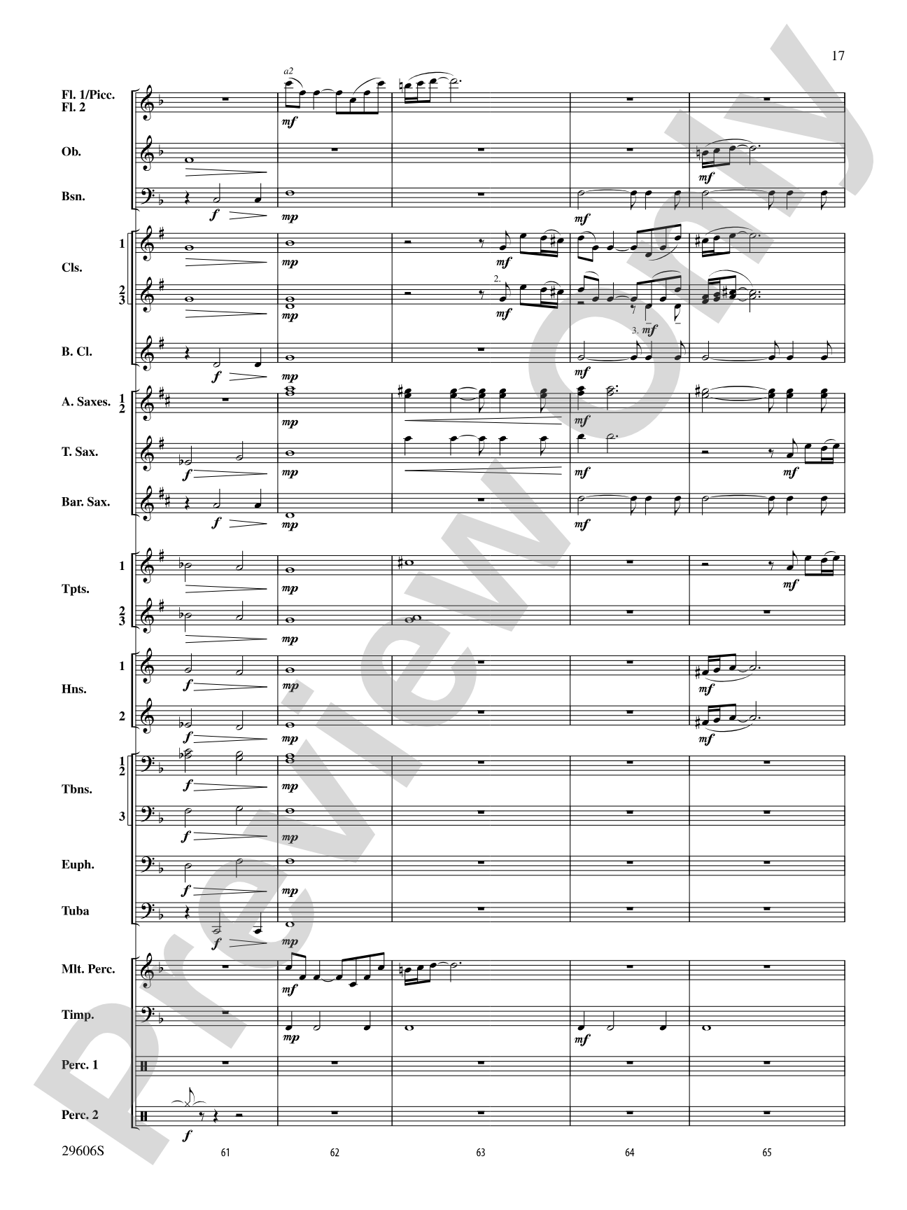 Journey to Aldebaran: Concert Band Conductor Score & Parts
