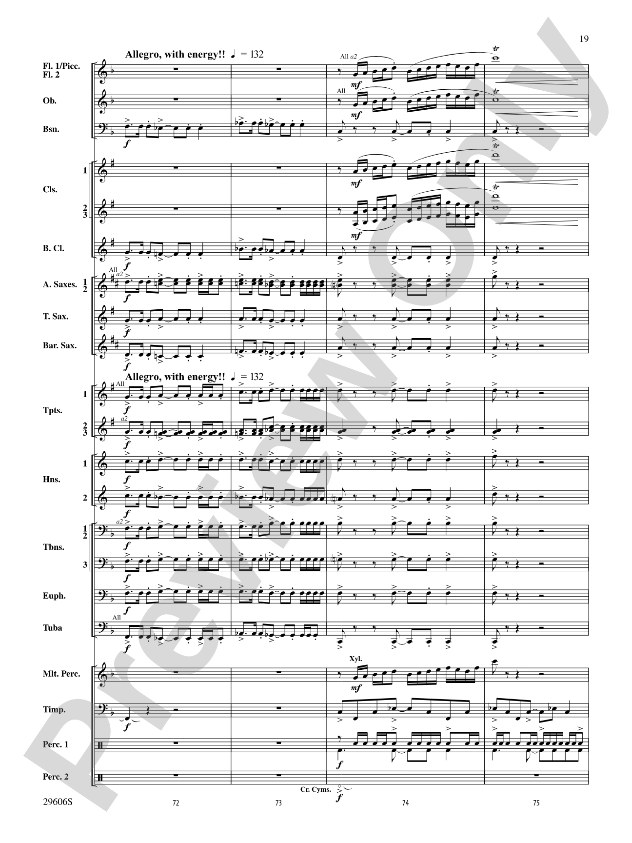 Journey to Aldebaran: Concert Band Conductor Score & Parts