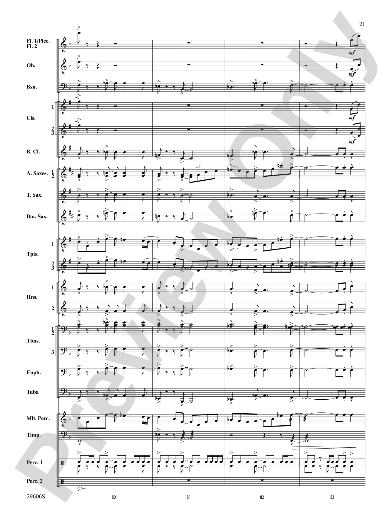 Journey to Aldebaran: Concert Band Conductor Score & Parts