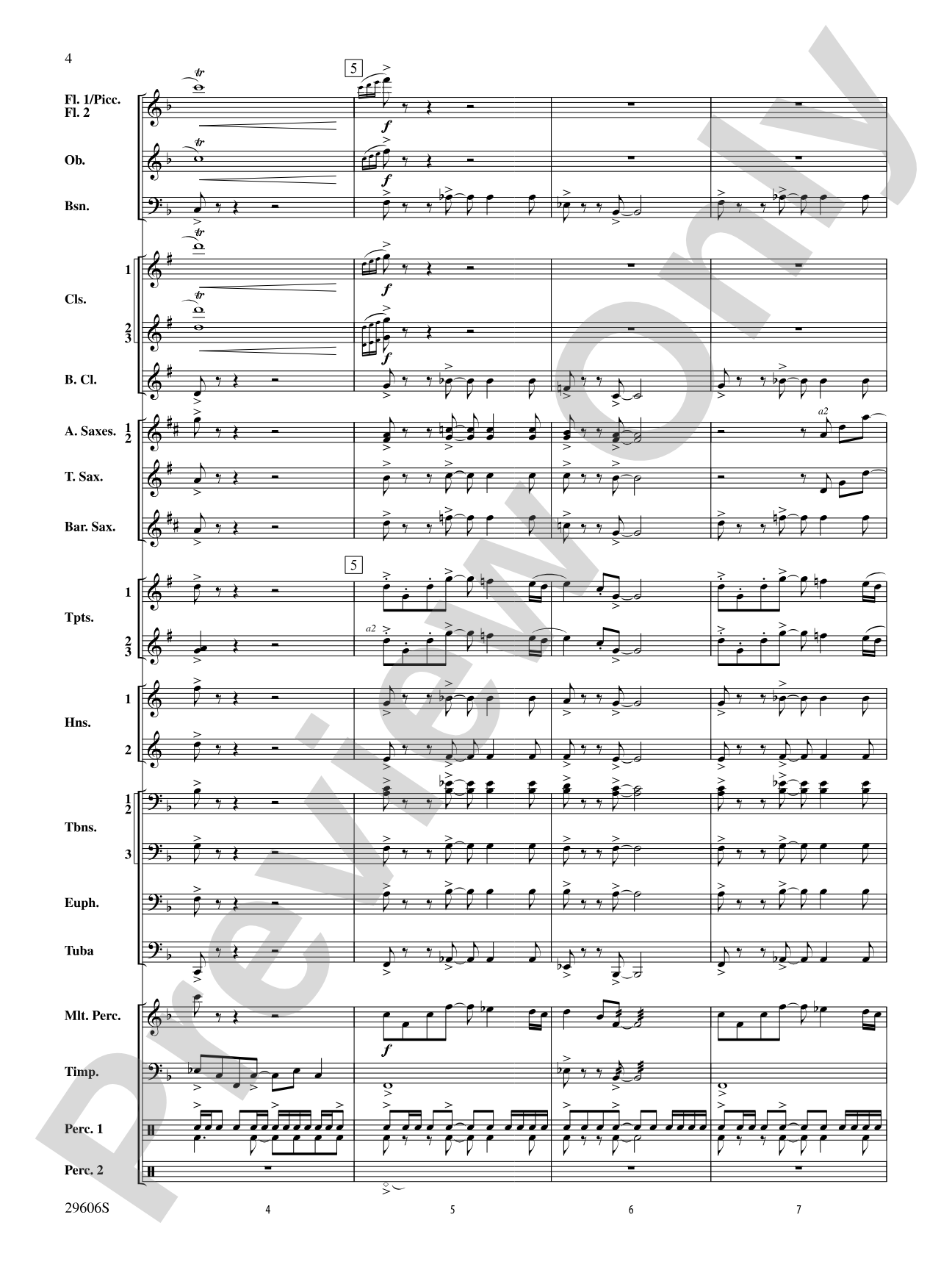 Journey to Aldebaran: Concert Band Conductor Score & Parts