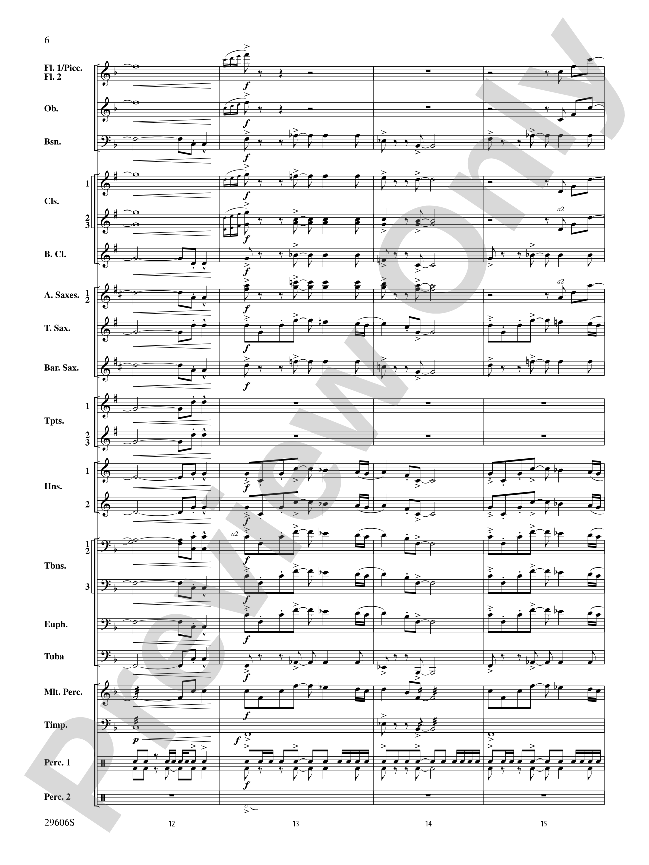 Journey to Aldebaran: Concert Band Conductor Score & Parts