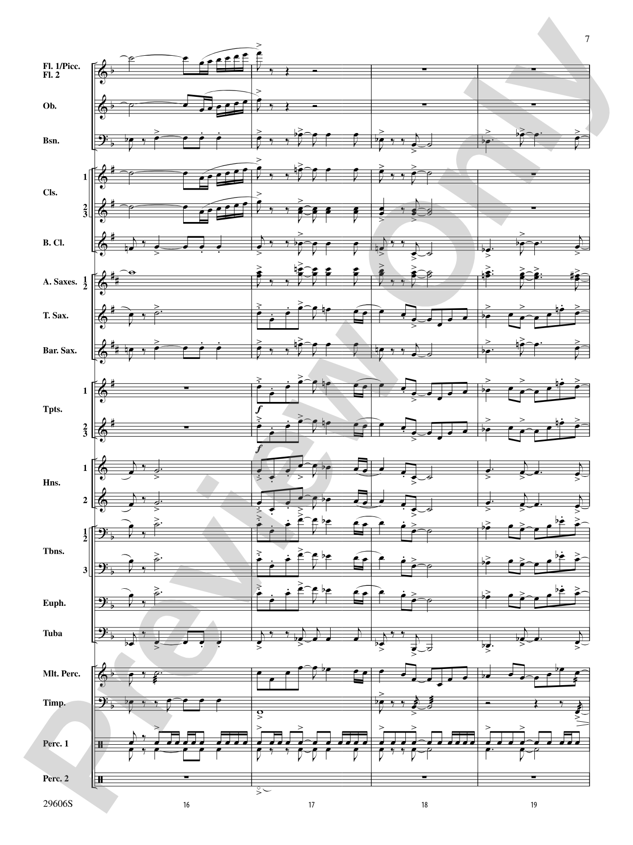 Journey to Aldebaran: Concert Band Conductor Score & Parts