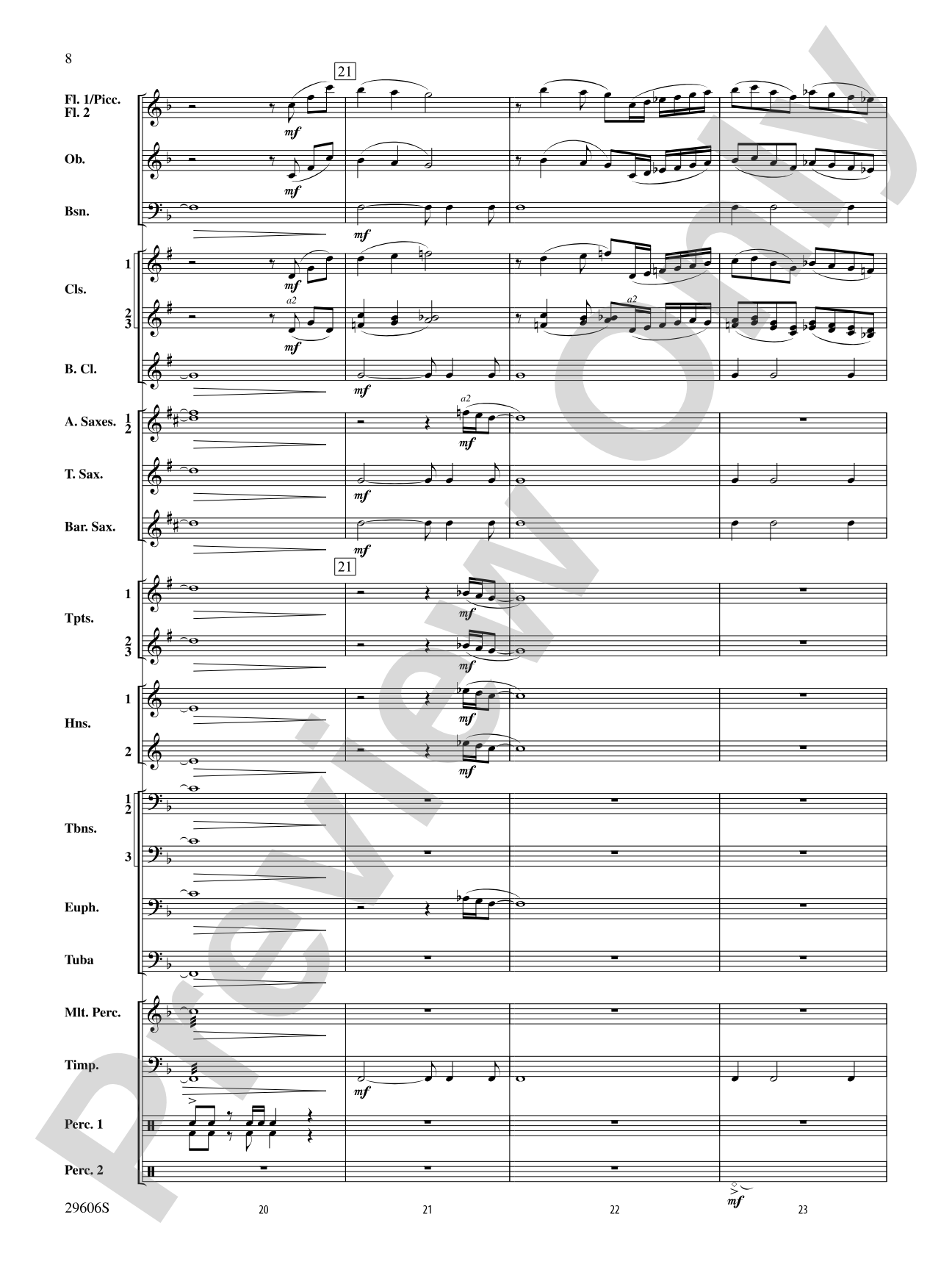 Journey to Aldebaran: Concert Band Conductor Score & Parts