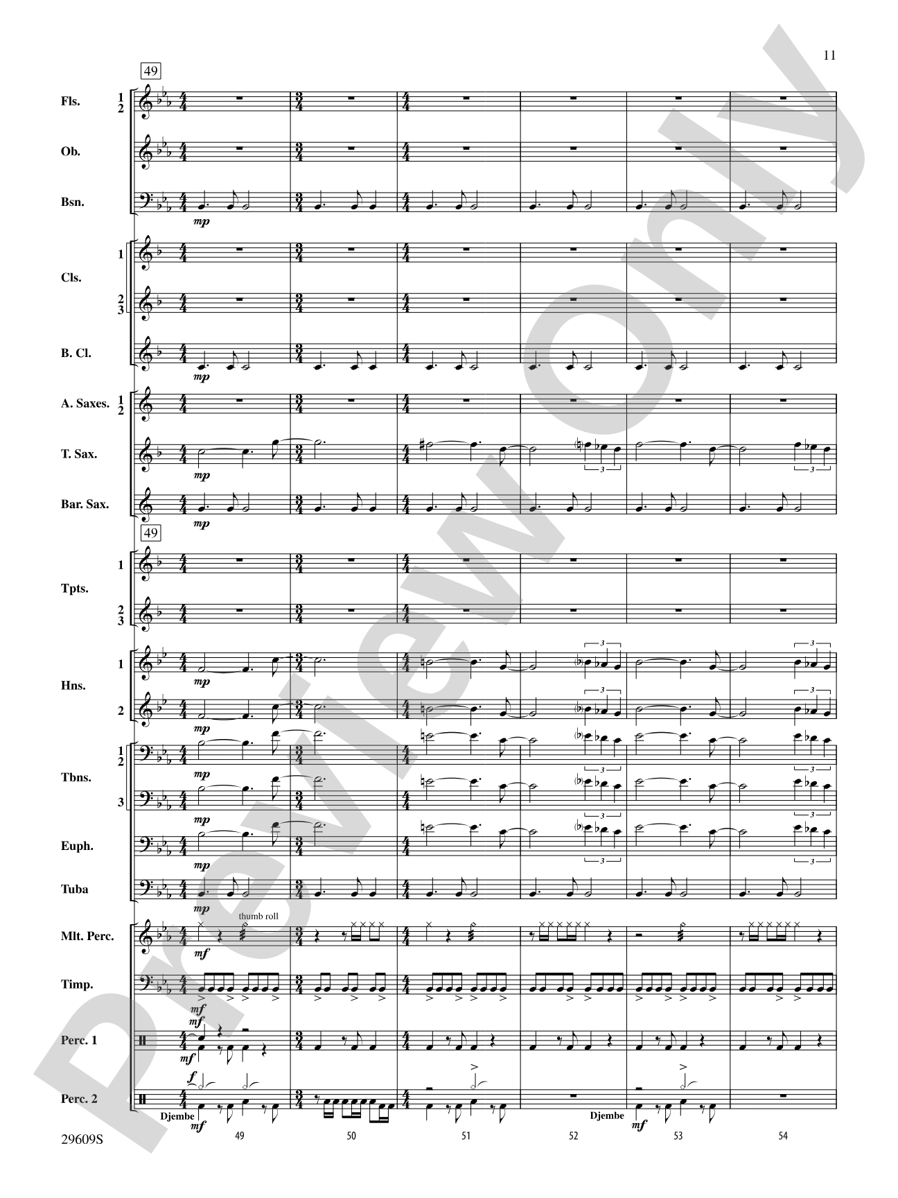 Echoes of Egypt: Concert Band Conductor Score & Parts