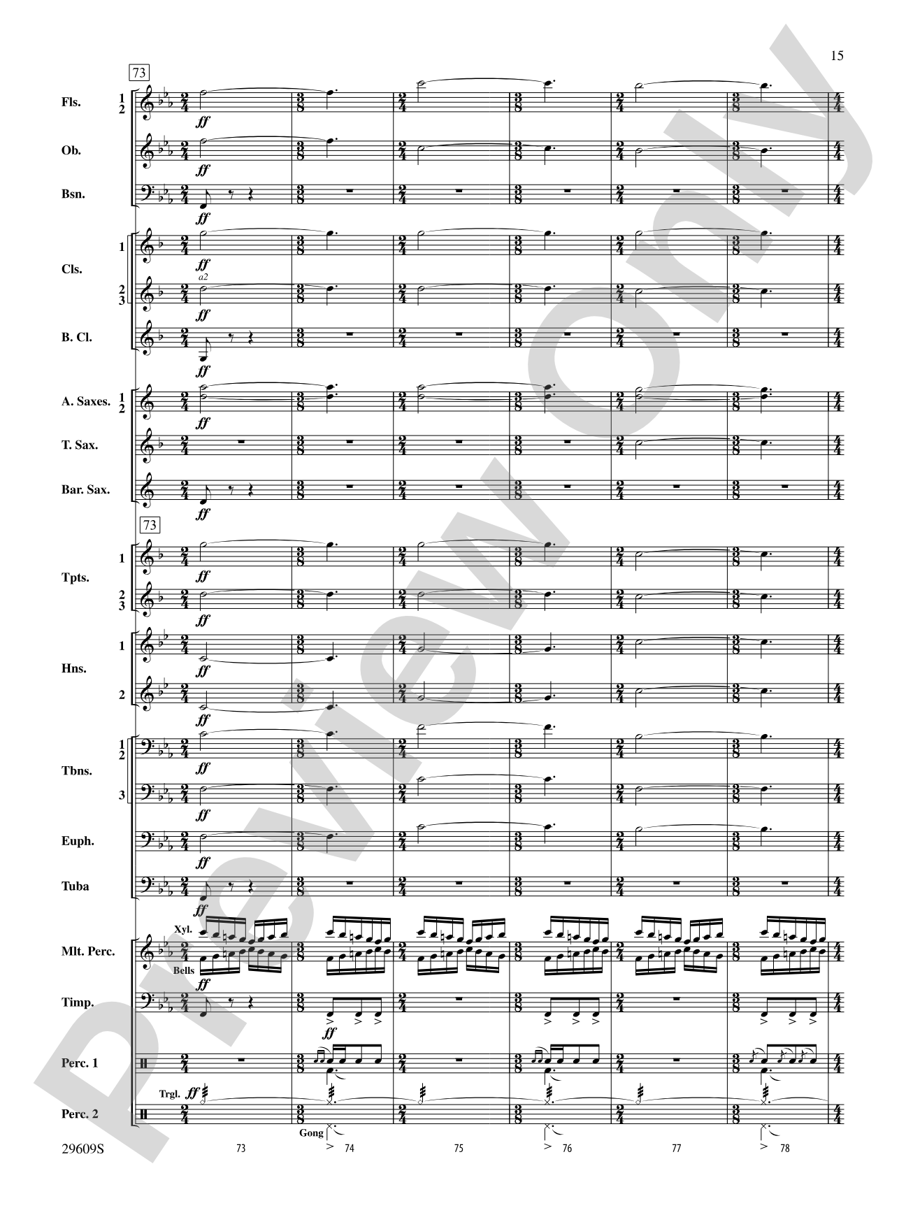 Echoes of Egypt: Concert Band Conductor Score & Parts