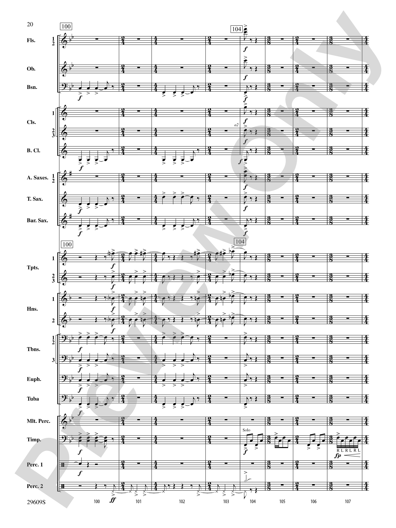 Echoes of Egypt: Concert Band Conductor Score & Parts