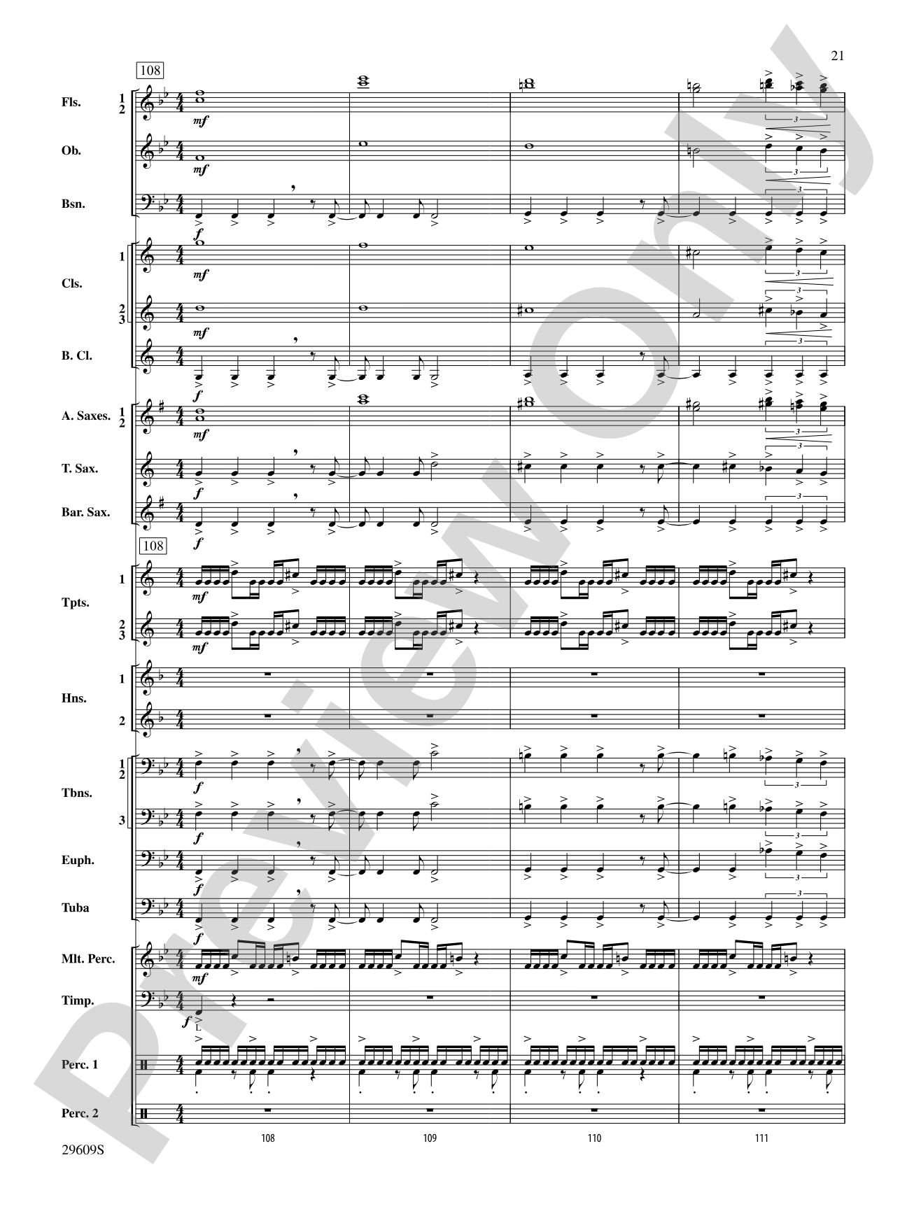 Echoes of Egypt: Concert Band Conductor Score & Parts
