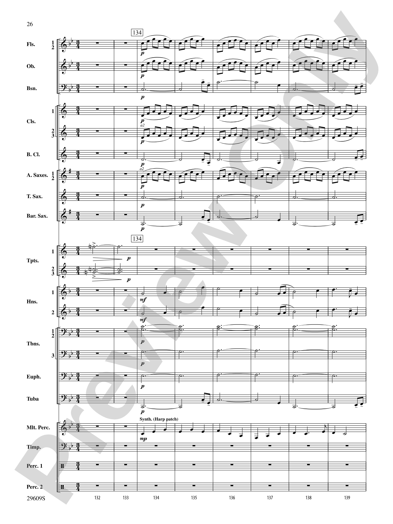 Echoes of Egypt: Concert Band Conductor Score & Parts