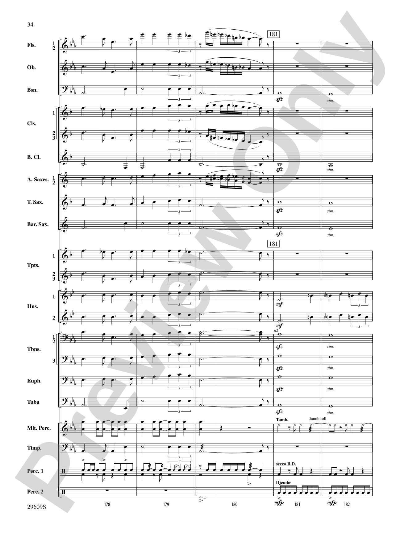 Echoes of Egypt: Concert Band Conductor Score & Parts