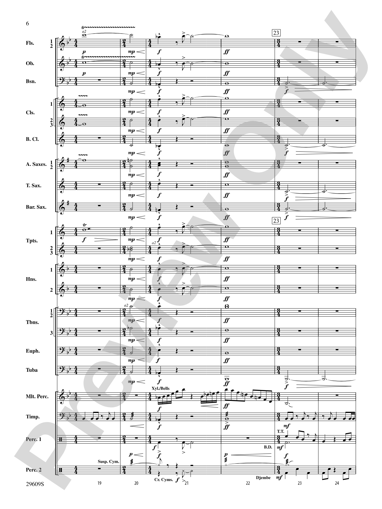 Echoes of Egypt: Concert Band Conductor Score & Parts