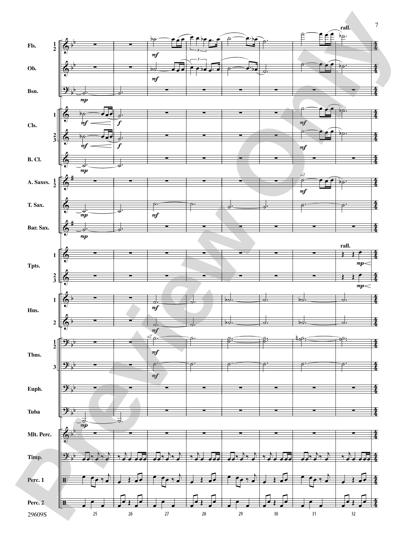 Echoes of Egypt: Concert Band Conductor Score & Parts